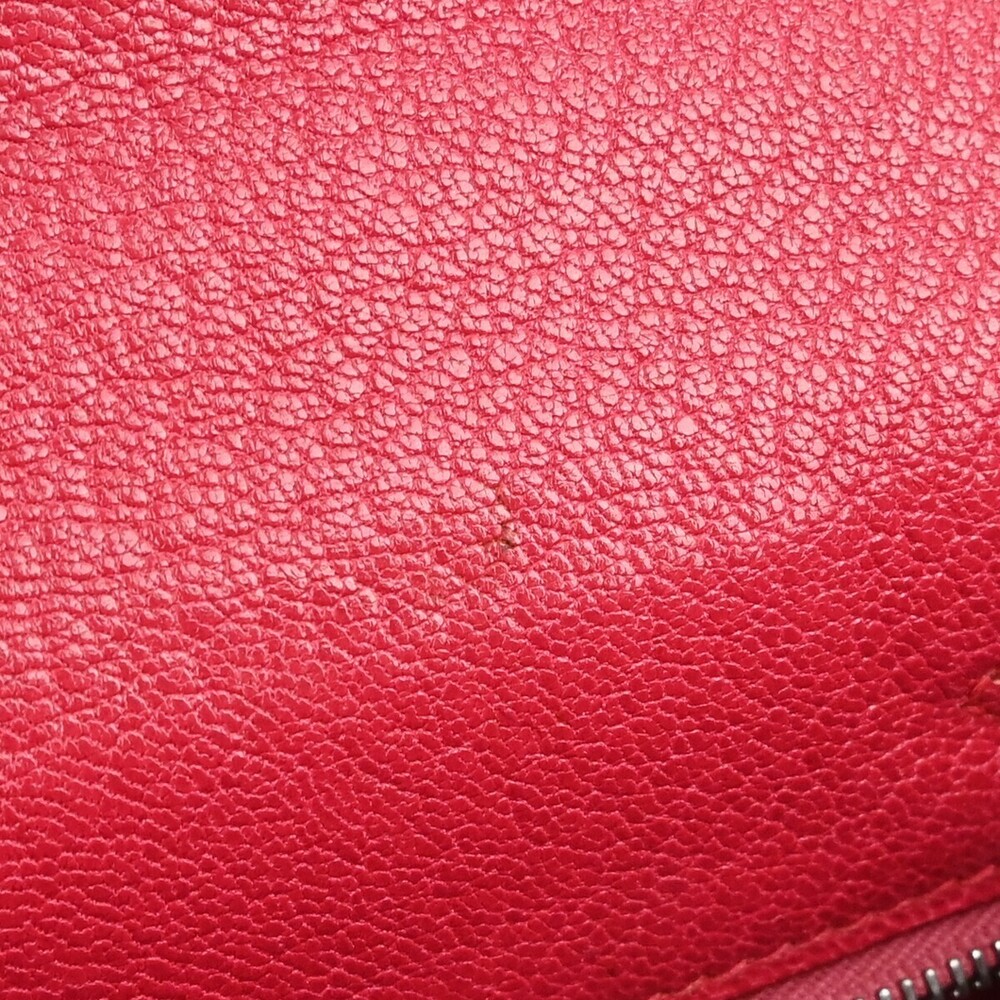 Hermes Kelly Red Chevre de Coromandel with Palladium Hardware 25 - Picture 13 of 14